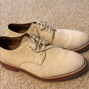 White J. Crew Kenton Suede Buck shoes